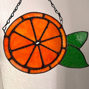 Stained Glass Orange