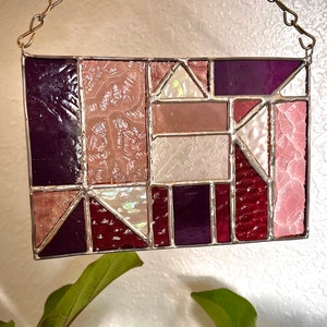 Abstract Stained Glass Panel