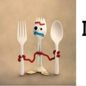 Forky stroller tag