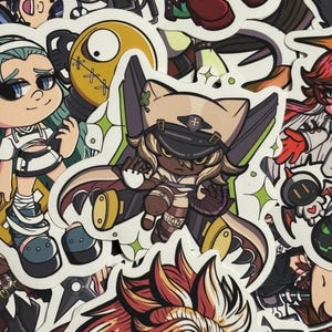 Guilty Gear Strive Matte stickers 2.5 Inches Wave 1