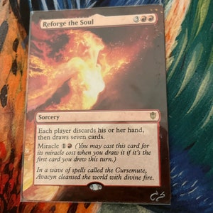 Reforge The Soul borderless mtg alter