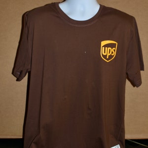 UPS Short Sleeve Cotton T-Shirt - Ultimate Comfort - Sizes S - 4XLT