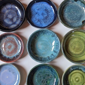 Ring dishes, ceramic, handmade, small jewelry bowl, trinket dish, earring holder