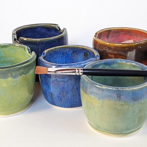 SECONDS - Gobelet de rinçage et porte-pinceau en céramique, cadeau pour artiste