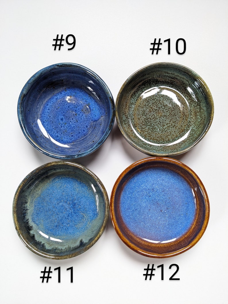 Ring dishes, ceramic, handmade, small jewelry bowl, trinket dish, earring holder image 4
