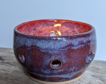 Portacandele tea light in ceramica, portacandele votive, fatto a mano, ottima idea regalo