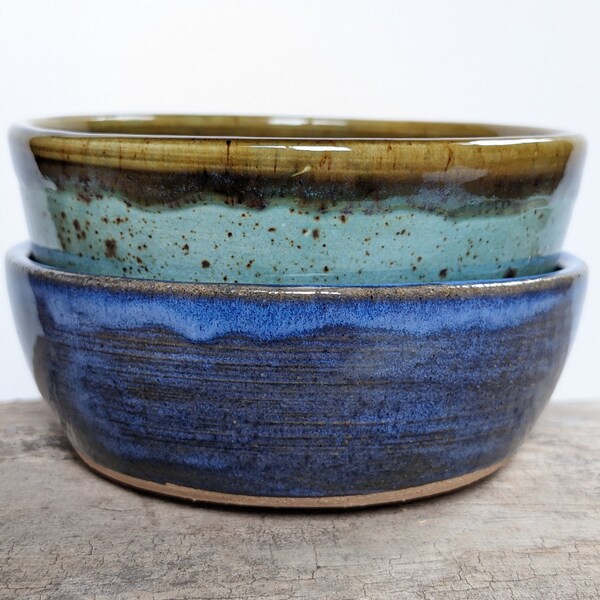 Ceramic bowls, handmade, great for snacks, charcuterie, dips, prep bowls