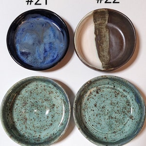Ring dishes, ceramic, handmade, small jewelry bowl, trinket dish, earring holder image 7