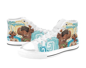 Zapatillas altas de lona Moana personalizadas