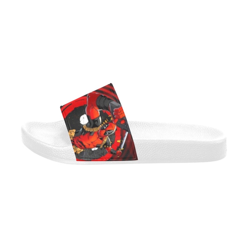 Deadpool Custom Slide Sandals Unisex for Boyfriend or Girlfriend Gift ...