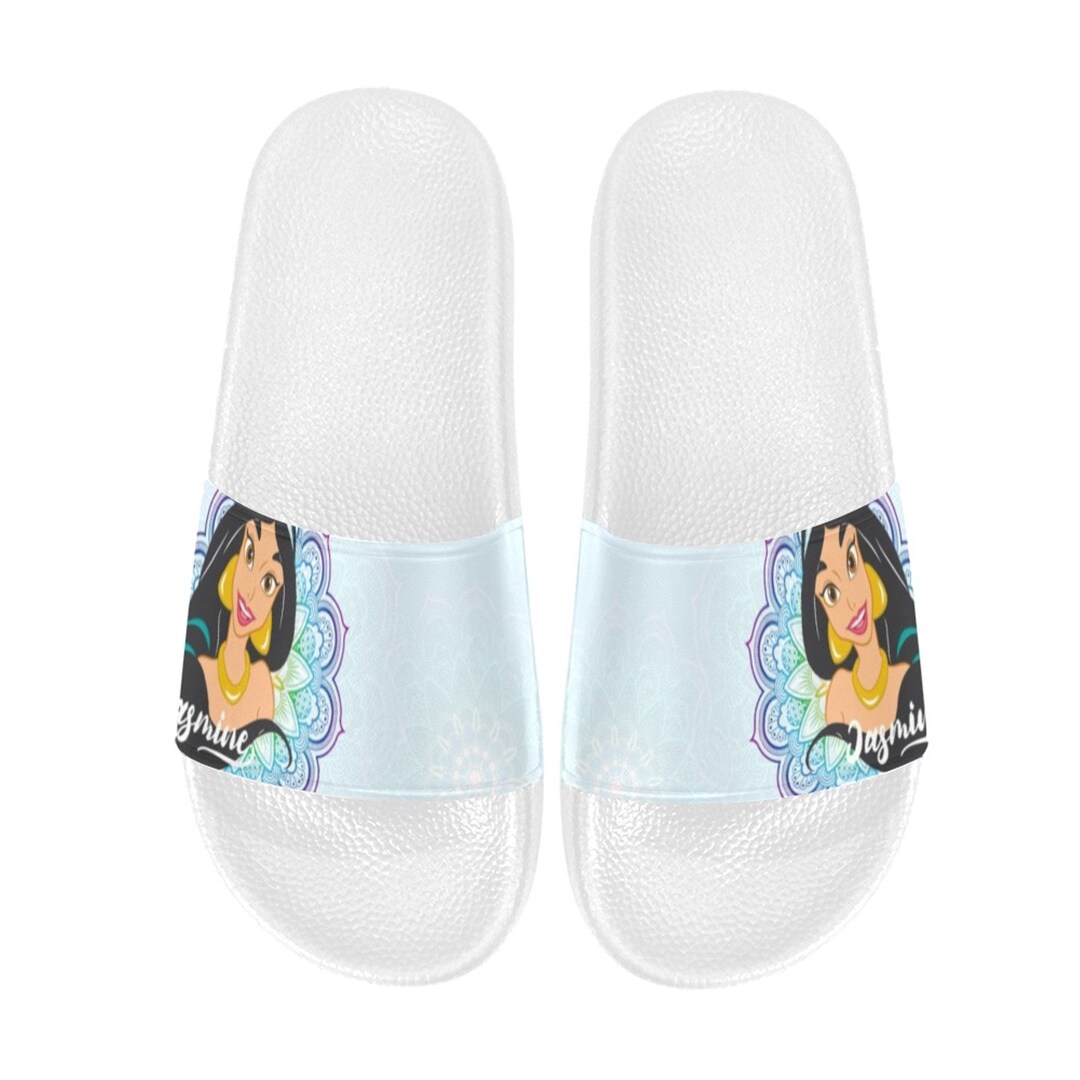 Princess Jasmine Slide Sandals Custom - Etsy