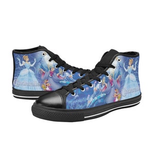 Cinderella Canvas High Top Shoes Custom Sneakers