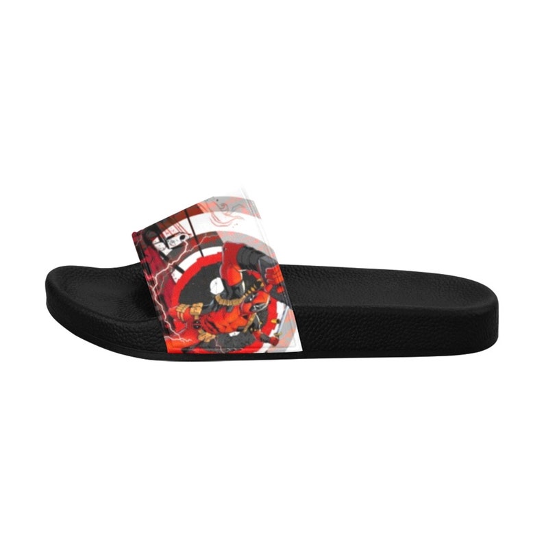 Deadpool Custom Slide Sandals Unisex for Boyfriend or Girlfriend Gift ...