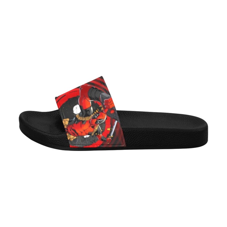 Deadpool Custom Slide Sandals Unisex for Boyfriend or Girlfriend Gift ...
