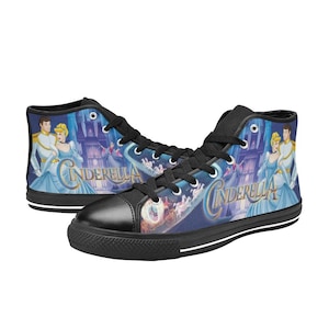 Cinderella High Top Canvas Shoes Custom Sneakers