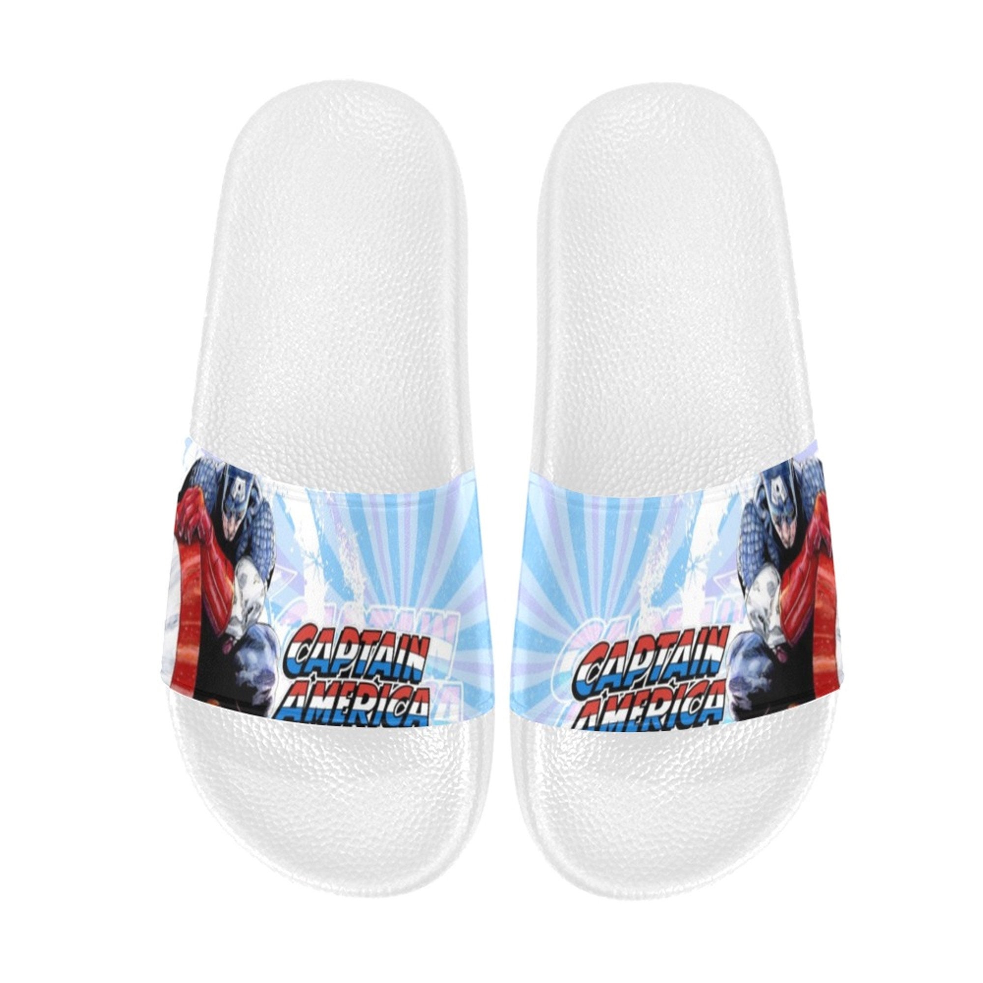 Captain america slippers mens clearance