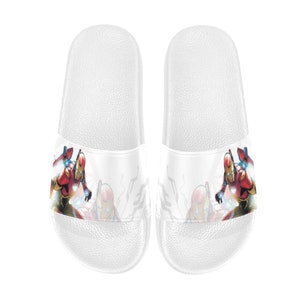 Iron Man Custom Slide Sandals Unisex For Boyfriend or Girlfriend Gift, Birthday Gift, and Others