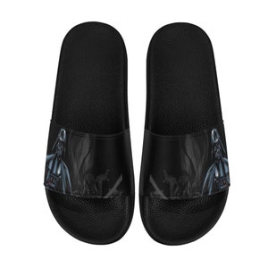 Darth Vader Star Wars Custom Slide Sandals Unisex For Boyfriend or Girlfriend Gift, Birthday Gift, and Others