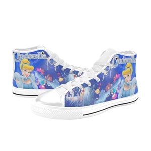 Cinderella High Top Canvas Shoes Custom Sneakers