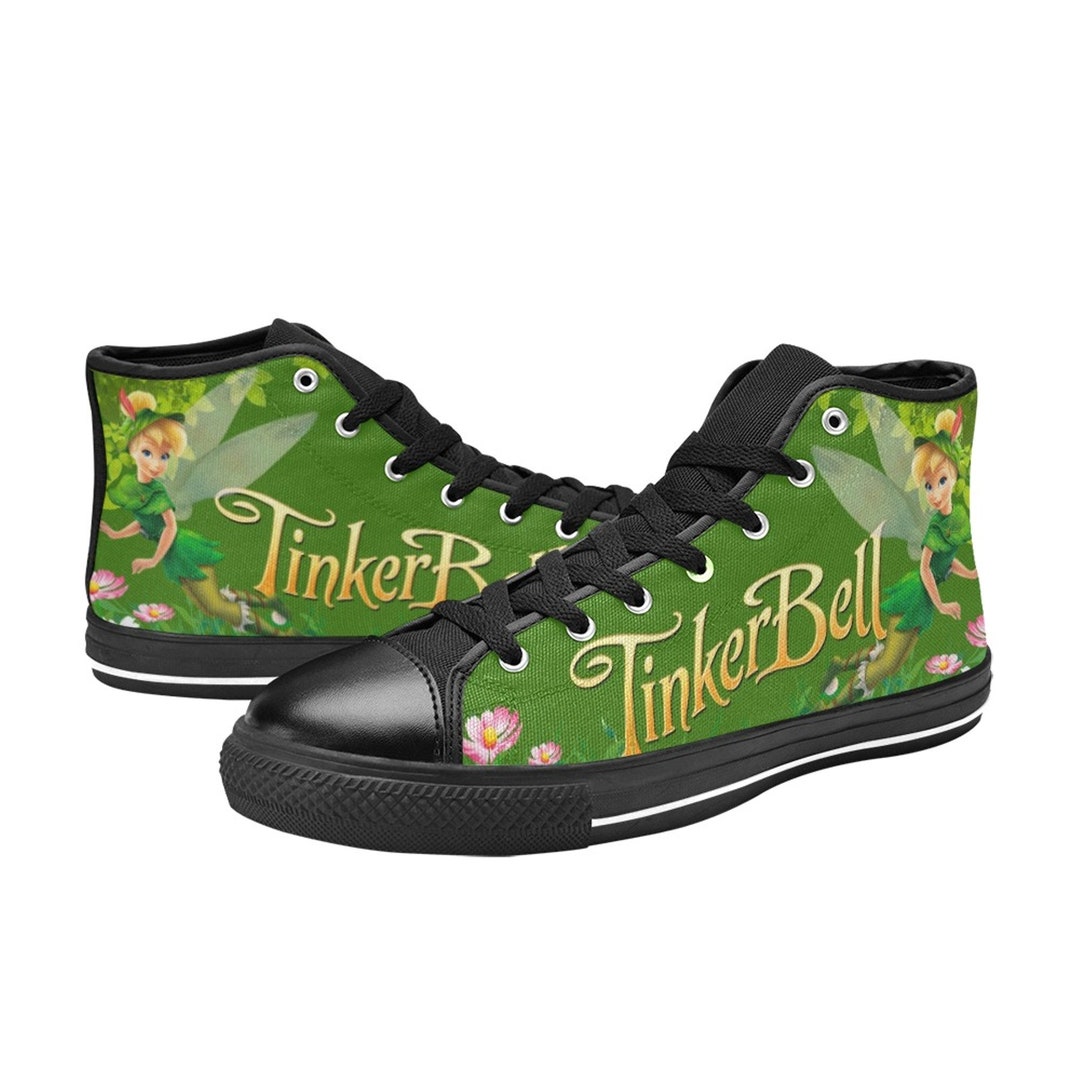 Tinkerbell High Top Canvas Shoes Custom Both for Men and Women, Idea ...