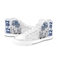 Star Wars R2D2 High Top Canvas Shoes Custom Sneakers product logo