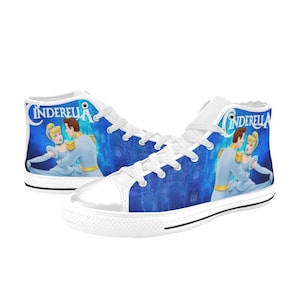 Cinderella Canvas High Top Shoes Custom Sneakers