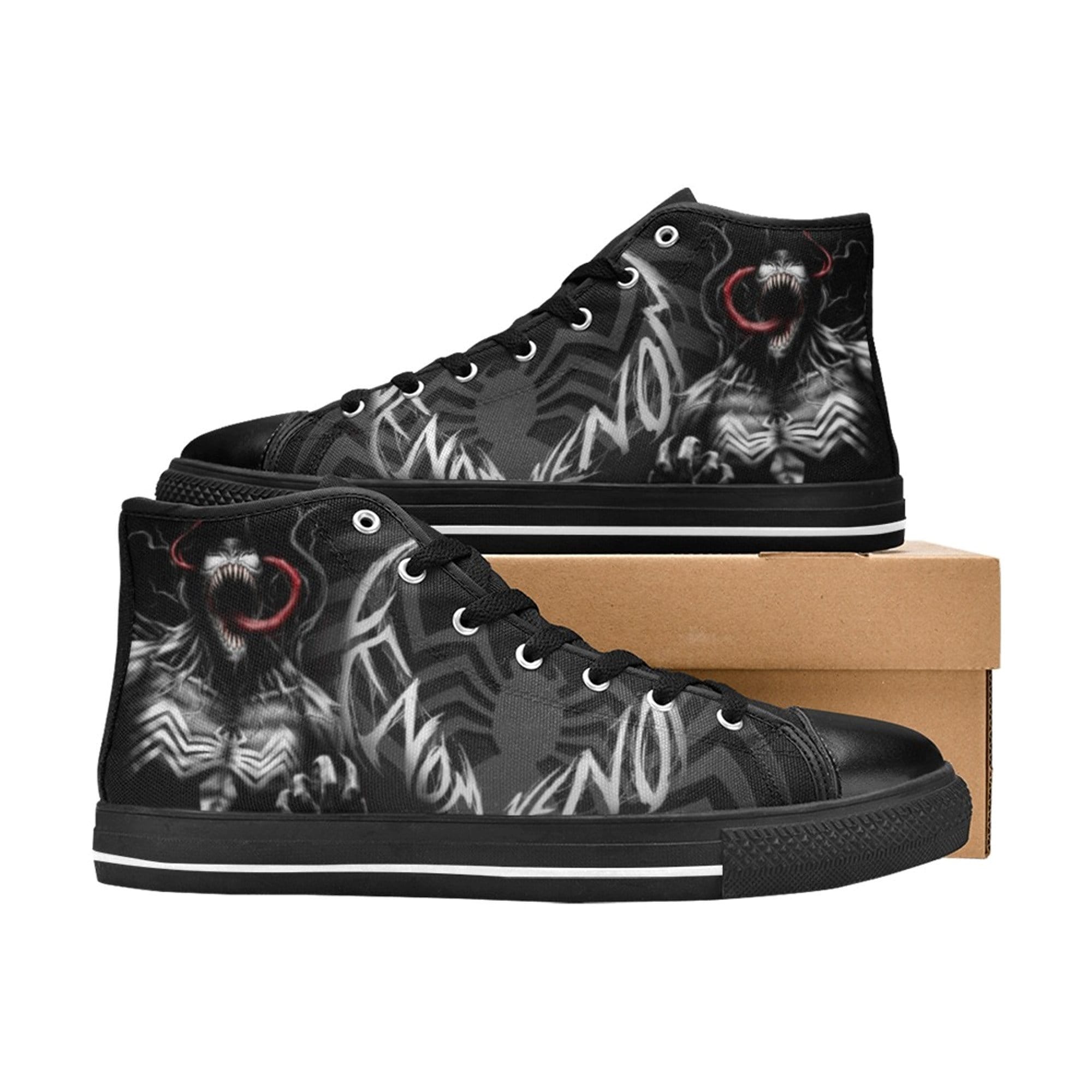 Discover Custom Venom High-Top Sneaker Unisex, Perfect for Special Occasions, Birthdays