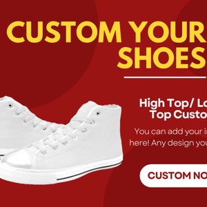 Personalisiere deine eigenen High- oder Low-Top-Canvas-Schuhe, die sowohl für Männer als auch für Frauen geeignet sind, Idee für Geburtstag, Hochzeit, Freundin, Freund-Geschenke