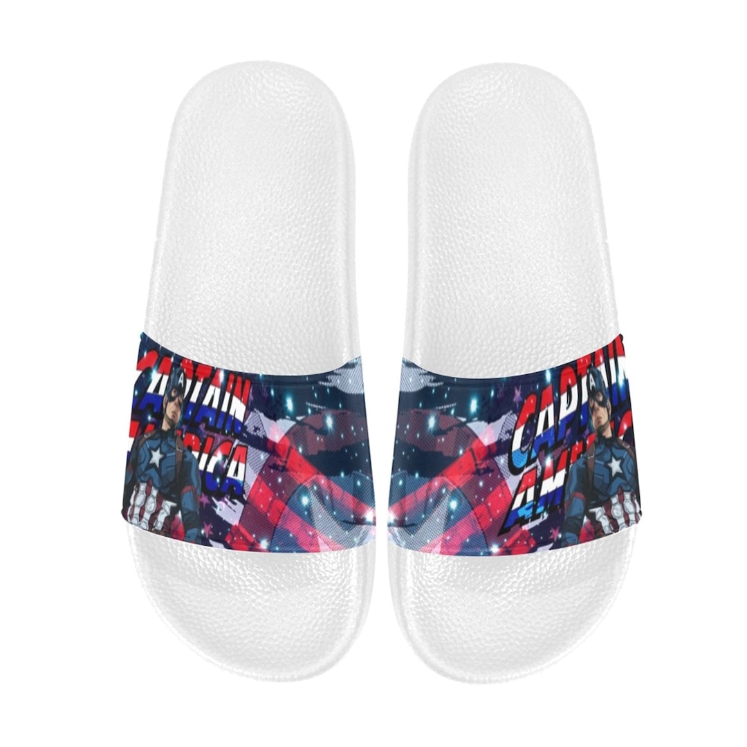 Cute Walk by Babyhug Sandals Captain America Applique - Grey