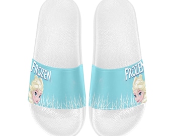 Elsa Frozen Custom Slide Sandals Unisex