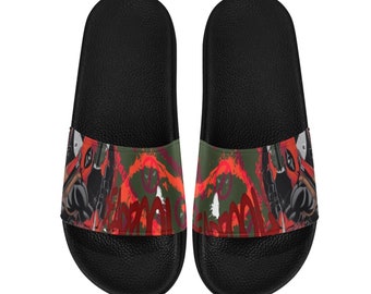 Deadpool Custom Slide Sandals Unisex For Boyfriend or Girlfriend Gift, Birthday Gift, and Others
