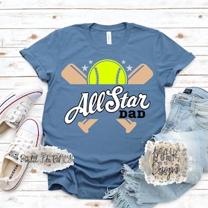 Softball SVG / Softball All Star Dad SVG / All Star Softball SVG / Softball All Star svg / Softball Dad svg / All Star svg / Softball png