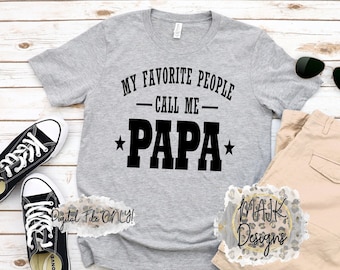Fête des pères SVG / Les personnes préférées m'appellent papa SVG / papa SVG / papa png / svg fête des pères / fête des papas / meilleur papa fête des pères svg