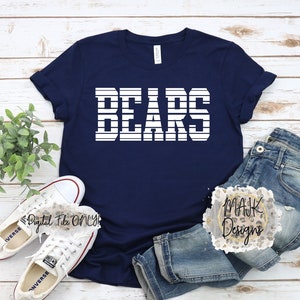 Bears SVG / Bears Mascot SVG / Bears Mascot PNG / Bears School Mascot svg / Mascot svg / Bears png / Bears Football svg / Bears Baseball svg