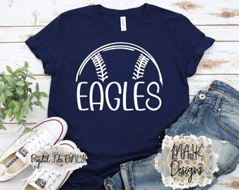 Eagles SVG / Eagles Baseball SVG / Baseball SVG / Eagles Mascot svg / Mascot svg / Mascot Baseball svg / Baseball Mascot svg / Eagles