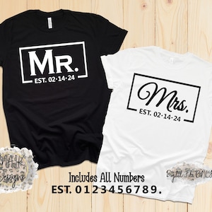 SVG de casamento / Sr. e Sra SVG / Marido e Mulher svg / Aniversário svg / Lua de mel svg / Noiva e Noivo svg / Sr.