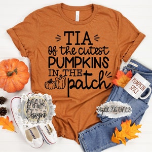 Tia Of The Cutest Pumpkins In The Patch SVG / Tia Pumpkin Patch SVG / Halloween Tia SVG / Fall Tia svg / Cutest Pumpkins svg / Tias Pumpkins