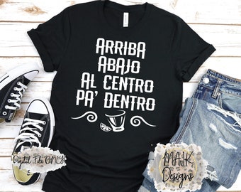 Arriba Abajo Al Centro Pa Dentro SVG / Tequila SVG / Cheers SVG / Cinco De Mayo SVG / Latina SVG / Spagnolo SVG / Bere SVG / Tequila Shot