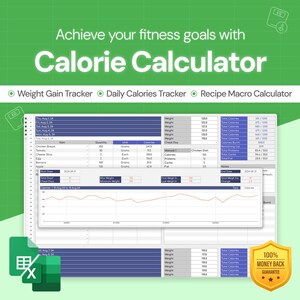 Calorie Calculator |  Weight Loss Calculator | Google Sheets Version