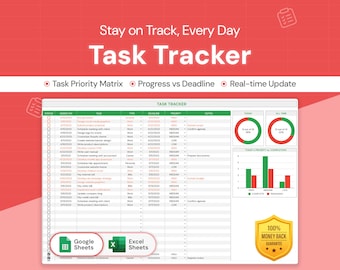 Task Tracker & Dashboard for Google Sheets