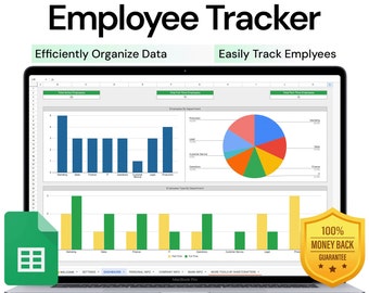 Employee Tracker: Team Details Hub | HR Tracker | Google Sheets Template