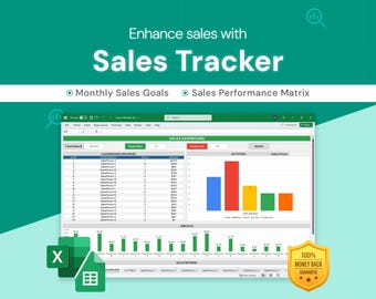 Sales Pipeline Tracker: Performance Dashboard | Excel Tool