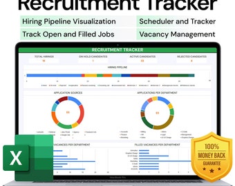 Suivi du recrutement | Modèle Excel