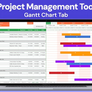 Project Management Tool Excel | Multi Project Tracker - Etsy