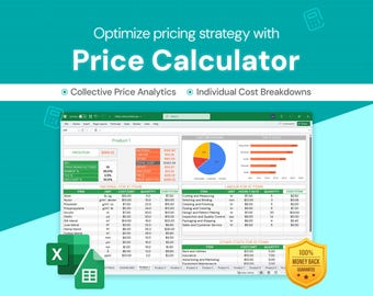 Price Tracker | Cost Calculator | Excel Template