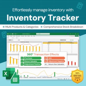 Suivi des stocks Excel | Modèle de gestion des stocks