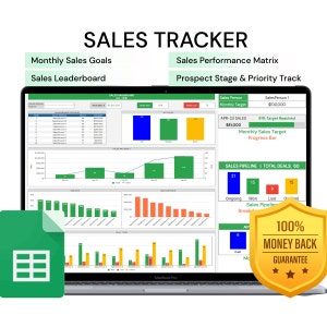 Sales Pipeline Tracker: Leaderboard | Google Sheets Tool