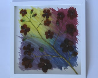 Handmade Sea Glass Art - Bejeweled
