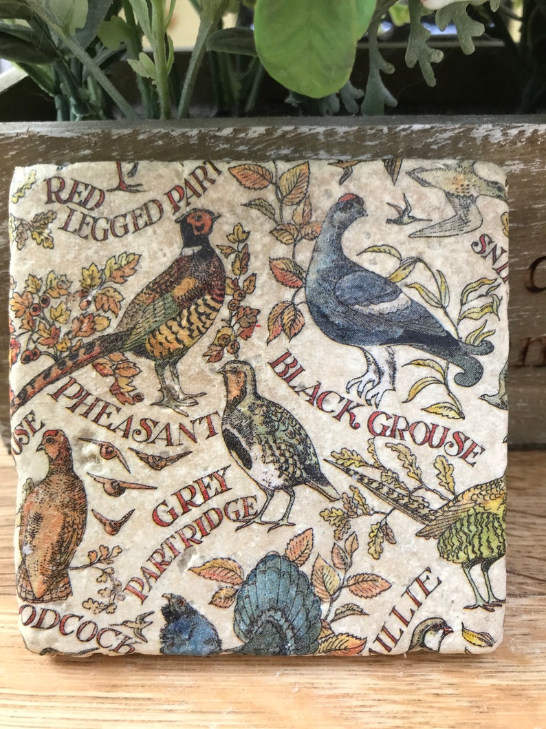 Emma Bridgewater Game Birds Coaster Set4 Etsy UK