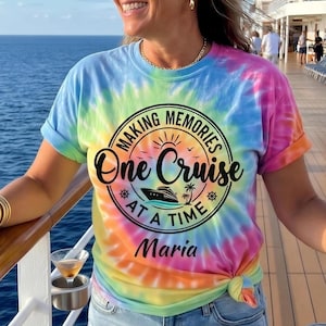 Tie Dye Cruise Matching Shirts,Family Vacation Tees